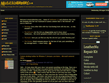 Tablet Screenshot of musicalnerdery.com
